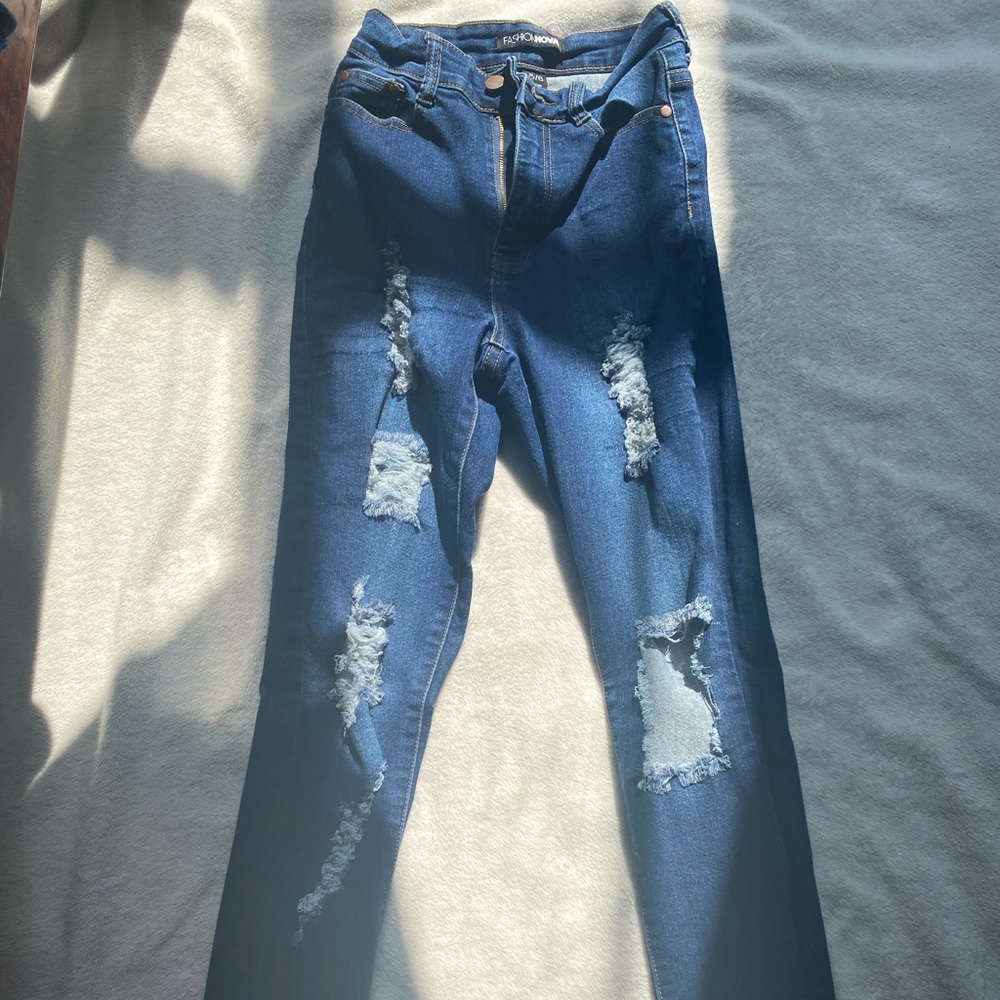Fashion Nova High Rise Jeans